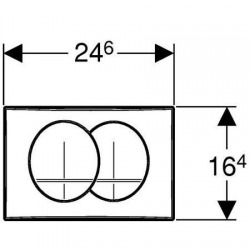  Plaque de déclenchement DELTA20 (115.100.11.1)