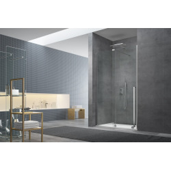 Walk-in X Motion Porte coulissante de douche sans profilés, verre transparent Easy Clean 120x200cm (SIKOWIXM110)