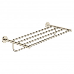 Essentials Rack porte-serviettes en métal avec fixations cachées, Nickel (40800BE1)