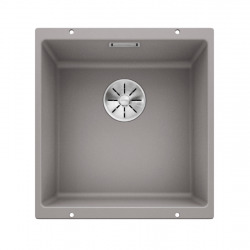 Evier SUBLINE-U 400 en Silgranit PuraDur sous-plan 43x46cm, Alumétallic (523424)
