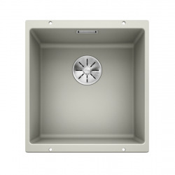 Evier SUBLINE-U 400 en Silgranit PuraDur sous-plan 43x46cm, Gris Perle (523425)