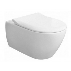 Pack WC Bâti-support avec Cuvette sans bride + Abattant Softclose + Plaque chrome (ViConnectSub2.0-3)