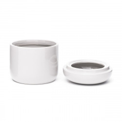  Daira Boîte en céramique avec couvercle, Blanc (DAI55BI)