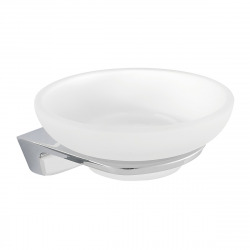 Pavia Way Porte-savon mural en zinc, Chrome (PAV39)