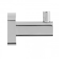  Cube Way Patère murale en laiton, Chrome (SPI21)
