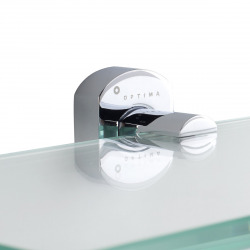 Cube Way Étagère murale en laiton largeur 60cm, Chrome (SPI24)