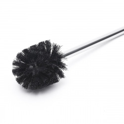 Hombre Brosse de toilette en polyrésine, Noir (HOM37)