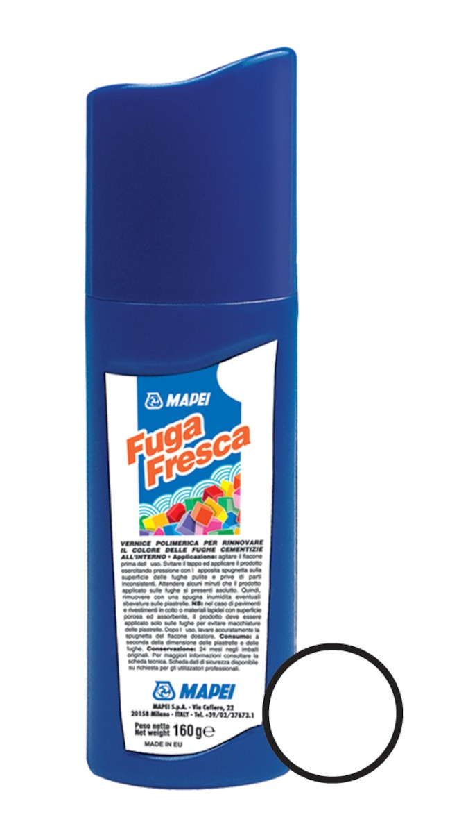 Mapei Fuga Fresca Peinture à base de résine acrylique pour rénover la  couleur des joints, Blanc (FUGAFRESCA100) - Livea Sanitaire