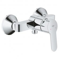 Bauedge Mitigeur monocommande douche avec Clapet anti-retour, Chrome (23560000)