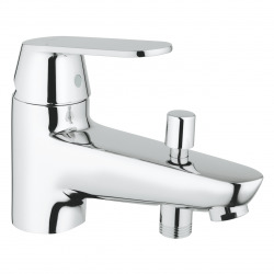 BauEdge Mitigeur monocommande bain / douche avec Clapet anti-retour, Chrome (23562000)