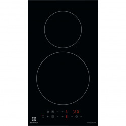 300 Plaque de cuisson induction encastrable avec 2 feux + Fonction Booster, 29 x 52 cm, Noir (LIT30230C)
