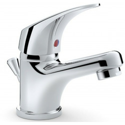 Lave-mains Siko avec trop plein, 35x28 cm+ Mitigeur lavabo Jika Talas avec tirette et vidage, Chrome (EUR913H3111)