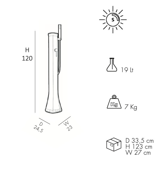 Arkema Design Happy Go Douche Solaire Exterieure De Voyage Basse Avec Douchette Anthracite Hg140 7016 Livea Sanitaire Arkema Design Happy Go Douche Solaire Exterieure De Voyage Basse Avec Douchette Anthracite Hg140 7016 Livea Sanitaire