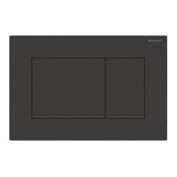 Sigma30 Plaque de déclenchement double touche, Noir mat/noir (115.883.16.1)