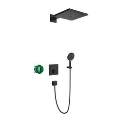 Raindance E 300/ShowerSelect E Ensemble de douche encastrée thermostatique Noir mat (27939670)