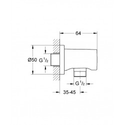  Rainshower®  Coude à encastrer 1/2" (27057000)