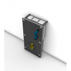  Pack WC Bâti autoportant + Cuvette Architectura sans bride + Plaque chrome + Set habillage (ProjectArchitectura2-1-sabo)