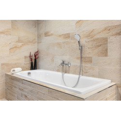  By Kaldewei Vivien 170 x 70 cm Baignoire droite en acier émaillé, sans pieds, blanc (SATVIVI170)