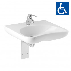 Mio Lavabo PMR sans obstacle 64x55 cm trou pour robinetterie au milieu (1371.4.000.104.1)