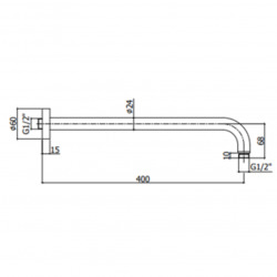 by Paffoni B-Way Bras de douche, Noir mat (SATBSRKBW)  by Paffoni B-Way Bras de douche, Noir mat (SATBSRKBW)