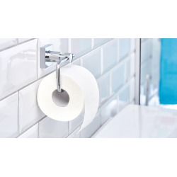Hukk Dérouleur papier toilette, métal chromé, pose facile sans perçage (40246-00000-00)