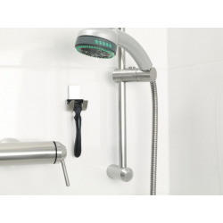  PowerStrips Crochet double en acier inoxydable, pose facile sans perçage (59709-00-01)