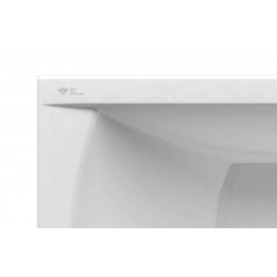  Fusion 150 x 70 cm Baignoire gain de place en acrylique, sans pieds, blanc (SIKOVR150)