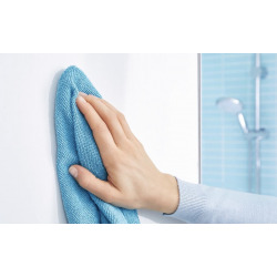Aluxx Pannier de bain/douche en aluminium chromé inoxydable 45x12,5 cm, Pose facile sans perçage (40206-00000-00)