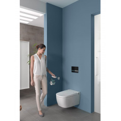 V-Care 1.1 Smart Essential WC lavant avec commande à distance + Multifonctions personnalisables, 100% hygiénique (5674B003-6193)