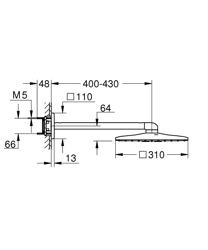 Grohe Grohtherm Smartcontrol 34706000 système de douche, chrome