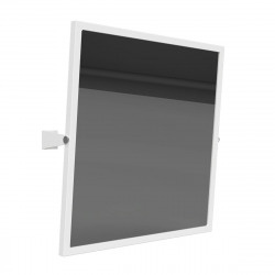 BEMETA HELP Miroir mural inclinable PMR 60 x 60cm - Acier - Blanc (301401044)