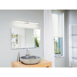  Vadumi Applique murale pour miroir LED 60cm, 4000K Blanc neutre, Chrome (97082)