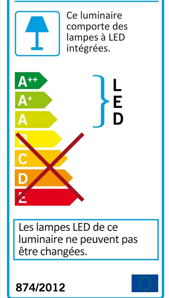 EGLO 96066 - APPLIQUE MIROIR SALLE DE BAIN - PANDELLA 1