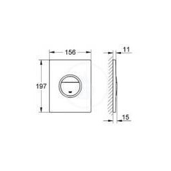 Nova Cosmopolitan Light Plaque de commande (WC 38809000)