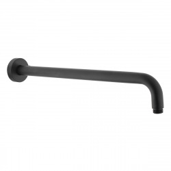 STICK Bras de douche 40cm, Noir mat, Acier inoxydable (ZSOF034NO)