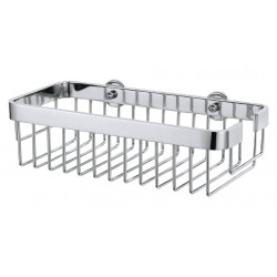 Aluxx Panier bain/douche 8,7x30x14,7cm, Acier inoxydable, pose facile sans perçage (40210-00000-00)
