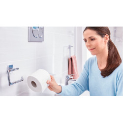  Elegaant Dérouleur papier toilette, métal chromé, pose facile sans perçage (40428-00000-00)