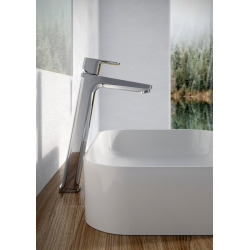  10° Mitigeur XL pour lavabo avec ExtraComfort Zone 244 mm, Chrome (X070130)