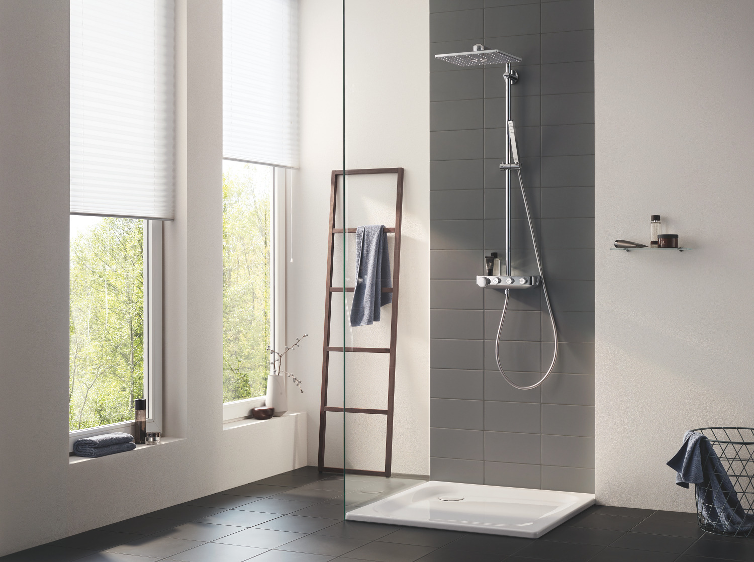 Grohe Rainshower - Support mural de douchette, chrome 27055000