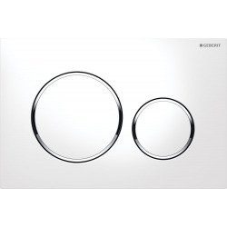 Pack WC bâti-support extra-plat + WC Architectura sans bride + Abattant softclose + Plaque blanche (SLIM-Architectura2-C)
