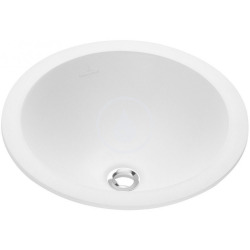 Vasque à encastrer Rond, Diamètre 450 mm, avec Ceramicplus, blanc