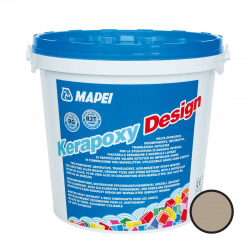 Kerapoxy Design Mortier époxy décoratif, antiacide, Joint carrelage mosaïque, piscine et plus, Marron Sable (MAPXDESIGN3133)