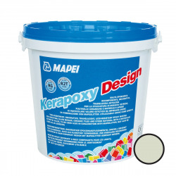 Kerapoxy Design Mortier époxy décoratif, antiacide, Joint carrelage mosaïque, piscine et plus, Translucide (MAPXDESIGN3700)