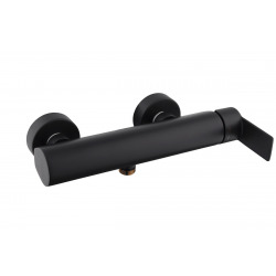 by Paffoni B-Way Set mitigeur de douche mécanique + Barre de douche + Douchette 1 jet + Flexible, Noir mat (SATBSBW268-SET)