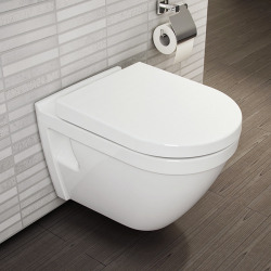 Pack WC bâti-autoportant + Cuvette Vitra S50 + Abattant softclose + Plaque blanche (SMART-S50-4)