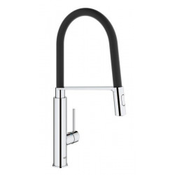 Kit Evier cuisine K400 à encastrer 965x500mm Acier inoxydable + Mitigeur semi-pro Concetto douchette 2 jets (31567SD0-SET4)