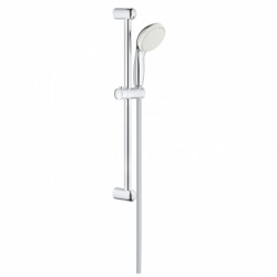 Essence Set mitigeur de douche + Barre de douche avec douchette 2 jets + Mitigeur lavabo, Chrome (23590001 & 33636001)