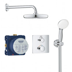 Tempesta 210 Set de douche avec thermostat encastré, chrome (G-34729000)