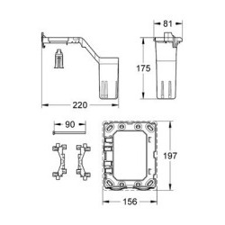 Grohe Fresh Bloc désodorisant pour plaque de commande (38796000)