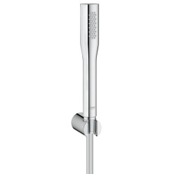 Set de douche Mitigeur thermostatique Grohtherm 1000 + Douchette stick 1 jet Euphoria Cosmopolitan, Chrome (34550000-Euphoria)